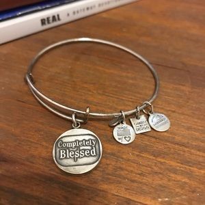 Alex And Ani “Completely Blessed” silver bracelet